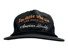 Chapéu Snapback Corda Preto For Those Who Sin Los Angeles 'Qualidade Americana' comprar usado  Enviando para Brazil