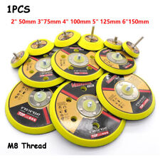2" 3" 4" 5" 6" gancho loop almofada de apoio com rosca M8 para discos de lixa lixadeira de ar, usado comprar usado  Enviando para Brazil