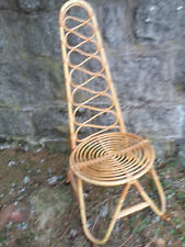 Vintage rattan stuhl gebraucht kaufen  Schönwald im Schwarzwald