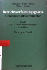 Betriebsverfassungsgesetz 73 w gebraucht kaufen  Koblenz