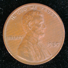 Usado, 1980p centavo Lincoln com aparência de grão de madeira, anverso, (amadeirado) comprar usado  Enviando para Brazil