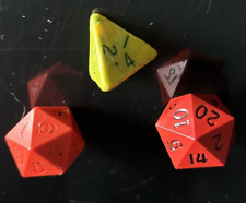 Raro Trio de Dados Armory & Gamescience: D4, Dois D20s (0-9) + (1-20) - Vintage!, usado comprar usado  Enviando para Brazil