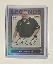 2025 Panini PDC Darts Championship - John Henderson /75 Legend Auto #AULEG-05 comprar usado  Enviando para Brazil