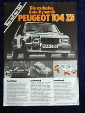 Peugeot 104 zs gebraucht kaufen  Vechta