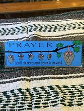 Prayer plastic plaque for sale  Albuquerque