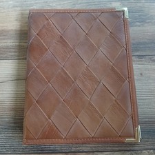 Capa bloco de notas vintage ASCO couro marrom tecido comprar usado Capa bloco de notas vintage ASCO couro marrom tecido comprar usado  Enviando para Brazil