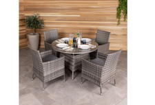 Piece rattan dining for sale  LOUGHBOROUGH
