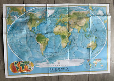 Poster planisfero fisico usato  Tivoli