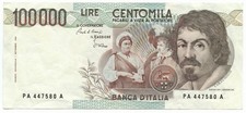 100000 lire caravaggio usato 100000 lire caravaggio usato Pignataro Maggiore