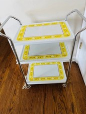 Usado, CARRINHO ELÉTRICO/ROLAMENTO DE COZINHA VINTAGE MCM UTILITÁRIO 3 CAMADAS ESTAMPADO comprar usado Usado, CARRINHO ELÉTRICO/ROLAMENTO DE COZINHA VINTAGE MCM UTILITÁRIO 3 CAMADAS ESTAMPADO comprar usado  Enviando para Brazil