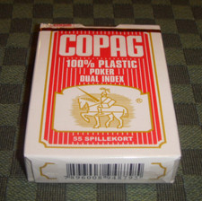 Cavalier Ancien jeu de cartes à jouer Copag 100 % Plastic Plastique Poker cheval comprar usado  Enviando para Brazil