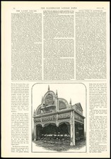 1891 antique print for sale  ASHFORD