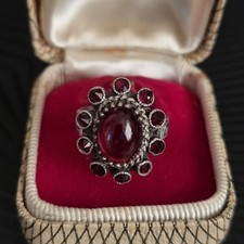 Ancienne bague grenats d'occasion  Saint-Cloud