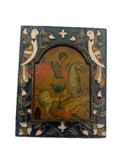 Greek cloisonne icon for sale  Spring Green