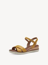 Sandale élégante jaune d'occasion  Biscarrosse
