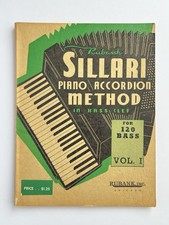 Kubank SILLARI método de acordeão para piano 120 clave de baixo volume 1 década de 1930 década de 1940 comprar usado  Enviando para Brazil