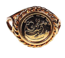 Panda coin ring for sale  Walling