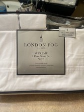 Conjunto de Lençóis de Bolso Profundo London Fog TAMANHO QUEEN 4 Peças - Branco - Fácil Cuidado Caixa Aberta comprar usado  Enviando para Brazil