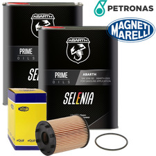 4L Petronas Selenia Abarth 10W50 Incl. Filtre Ölservicekit pour Fiat 500 comprar usado  Enviando para Brazil
