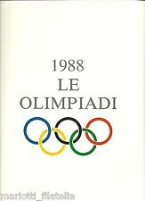 Fdc olimpiadi 1988 usato  Italia