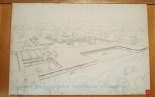 Original architectural renderi for sale  Rockville