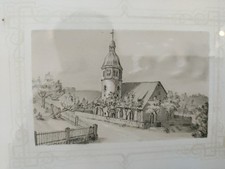 Kleine bleistiftzeichnung kirc gebraucht kaufen  Itzehoe