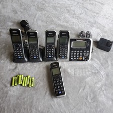 Sistema de telefone sem fio Panasonic conjunto manual KX-TG7871 5 telefones casa ou escritório, usado comprar usado  Enviando para Brazil