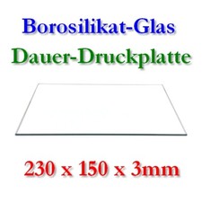 Glasplatte borosilicate glass gebraucht kaufen  Berlin