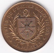 Ancienne médaille religieuse d'occasion  Montpellier-