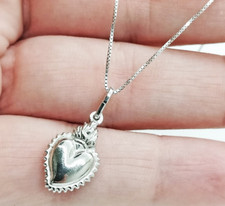 Collana donna cuore usato  Serracapriola