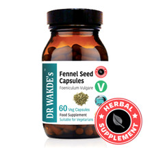 Cápsulas de semillas de hinojo DR WAKDE'S® I 100% herbales I 60 cápsulas vegetales I ayurvédicas segunda mano  Embacar hacia Mexico