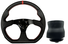 Black 350mm steering for sale  PETERBOROUGH