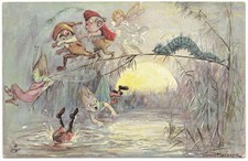 Excuse Haste por Thomas Maybank c1905 - Tuck Midsummer Dreams comprar usado  Enviando para Brazil
