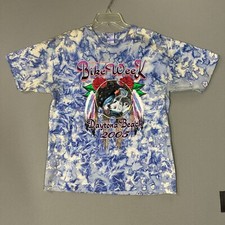 Camiseta Daytona Beach Bike Week Vintage 64º 2005 Wolf Rose Penas Tie Dye G, usado comprar usado  Enviando para Brazil