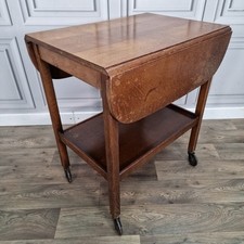Vintage oak drop for sale  SPILSBY
