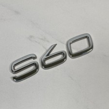 2011-2018 Volvo S60 T5 emblema logotipo letras números tampa traseira B3288 cromada comprar usado  Enviando para Brazil