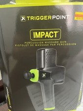 Pistola de masaje masaje de percusión de impacto de punto gatillo masajeador 4 velocidades recargable nueva en caja segunda mano  Embacar hacia Mexico