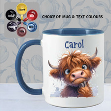 Highland cow personalised for sale  TORPOINT