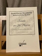 Telemann bloch sonate d'occasion  Rennes