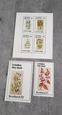 EYNHALLOW SCOTLAND-FLOWERS - FOLHA EM MINIATURA E 2 MINI BLOCOS IMPERFURADOS SEM MARCA DE CHARNEIRA comprar usado  Enviando para Brazil