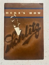 Vintage 1934 schlitz for sale  Andover
