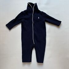 Polo Ralph Lauren bebê meninos 6 meses 100% algodão azul marinho uma peça suéter de pressão comprar usado  Enviando para Brazil