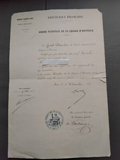 Légion honneur 1871 d'occasion  Chambéry