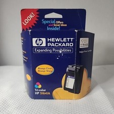 Cartucho de impressão jato de tinta tricolor HP 51641A HP 41 genuíno validade setembro de 2000 comprar usado  Enviando para Brazil