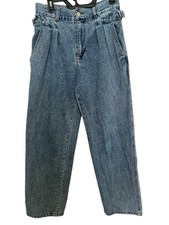 Usado, Jeans feminino Forever 21 plissado perna larga tamanho 26/27 comprar usado  Enviando para Brazil