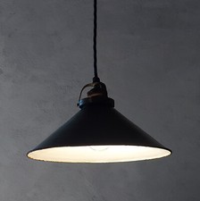 Antike emaille lampe gebraucht kaufen  Kißlegg