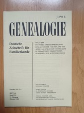 Zeitschrift familienkunde gene gebraucht kaufen  Ludwigsburg