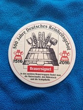 Bierdeckel 2016 reinheitsgebot gebraucht kaufen  Meßstetten
