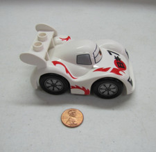 Lego Duplo Pixar Cars HU TODOROKI Branco CARRO ESPORTIVO Veículo Filme 5839 Raro comprar usado  Enviando para Brazil