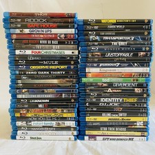 Huge Blu-ray Lot (50) Movies Action Adventure Drama Comedy Horror Kids Childrens comprar usado  Enviando para Brazil